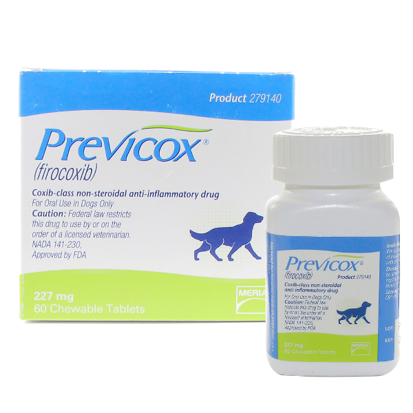 Previcox Chew Tabs 227mg 60# 60 Tab By Merial Pet Rx(Vet)