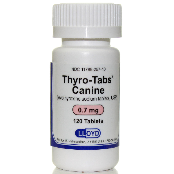 Thyro-Tab (Gen Soloxin) 0.7mg 120 Tab By Lloyd Rx(Vet)