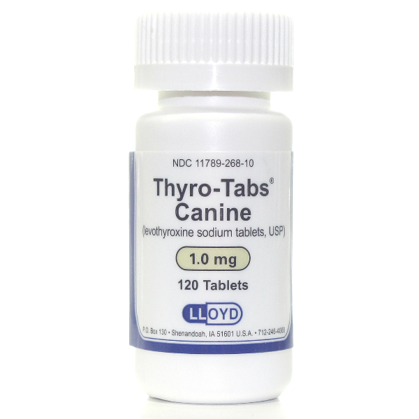 Thyro-Tab (Gen Soloxin) 1.0mg 120 Tab By Lloyd Rx(Vet)