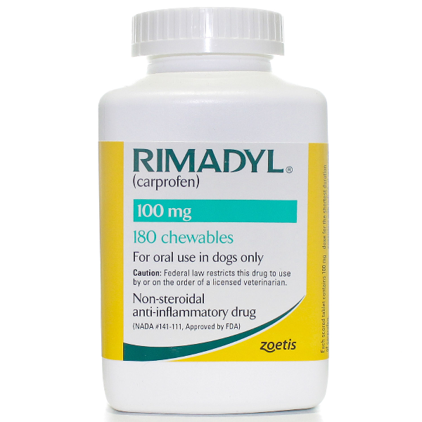 Rimadyl Chew Tabs 100mg 180 Count 180 Tab By Zoetis Pet Rx(Vet)
