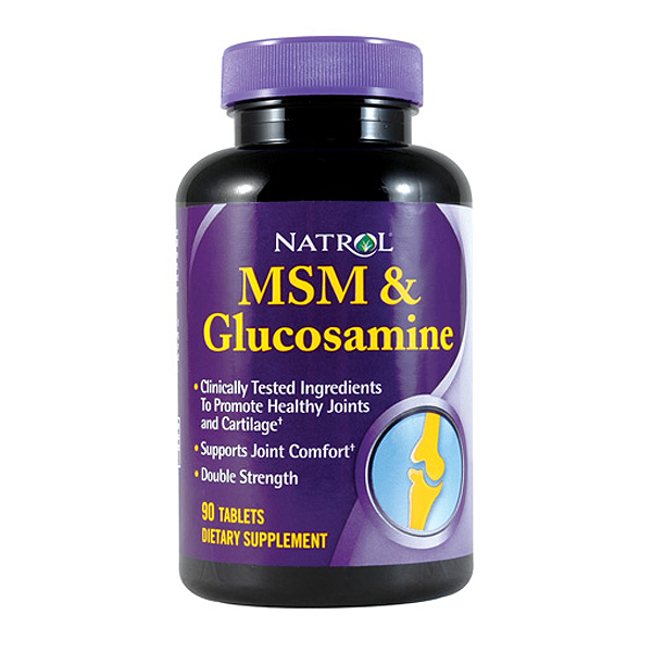 Natrol MSM W/Glucosamine Double Str 90 Tab