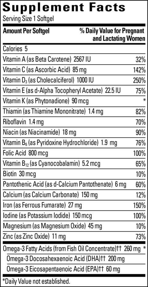 Image 4 of Nature Made Prenatal Multi + Dha Softgels - 150 Count By Pharmavit