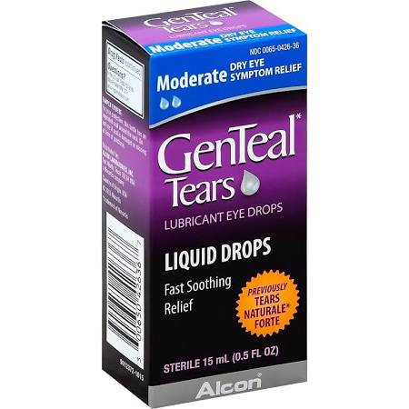 Case of 12-Genteal Moderate Tears Eye Drops Drops 2X15ml 