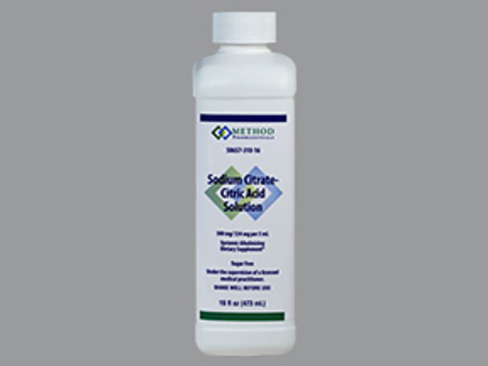 Rx Item-Sodium Citrate Generic Cytra-2 Solution 16 Oz By Method Pharma