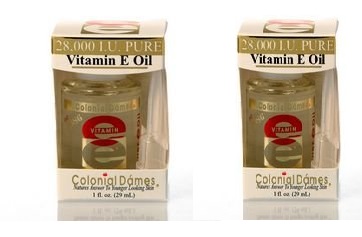 Colonial Dames Vitamin E Oil 28 000 I.U. (Pure E Oil) 1 Fl. oz x2
