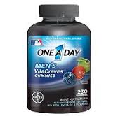 One-A-Day Vitacraves Men's Multi 230 Gummies