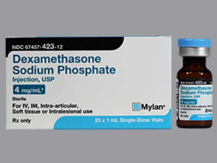 Dexamethasone 4mg/ml Vial  by Mylan Institutional Gen Decadron