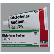 Rx Item-Diclofenac Sodium 3% Gel 100Gm By Taro Pharma Gen SOLARAZE 3%