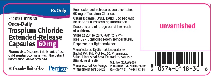 '.Trospium Chloride 60Mg ER Cap .'