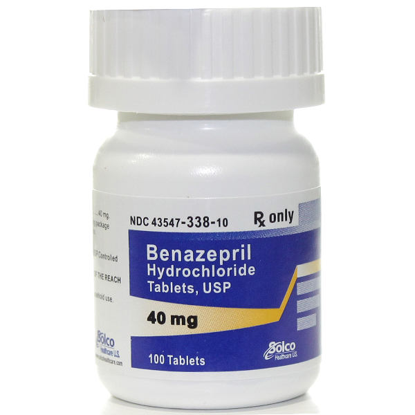 Benazepril 40mg Tab 100 by Solco Healthcare