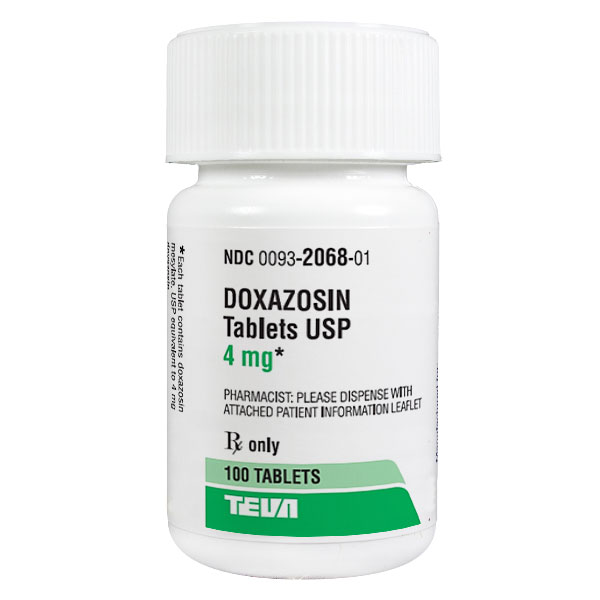 Rx Item-Doxazosin 4Mg Tab 100 By Teva Pharma