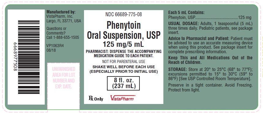 RX ITEM-Phenytoin 125Mg/5Ml Suspension 8 Oz By Vista Pharma Gen Dilantin