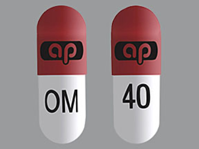 Rx Item-Omeprazole-Sodium Bicarb 40Mg/1100 Mg Cap 30 By Ajanta Pharma