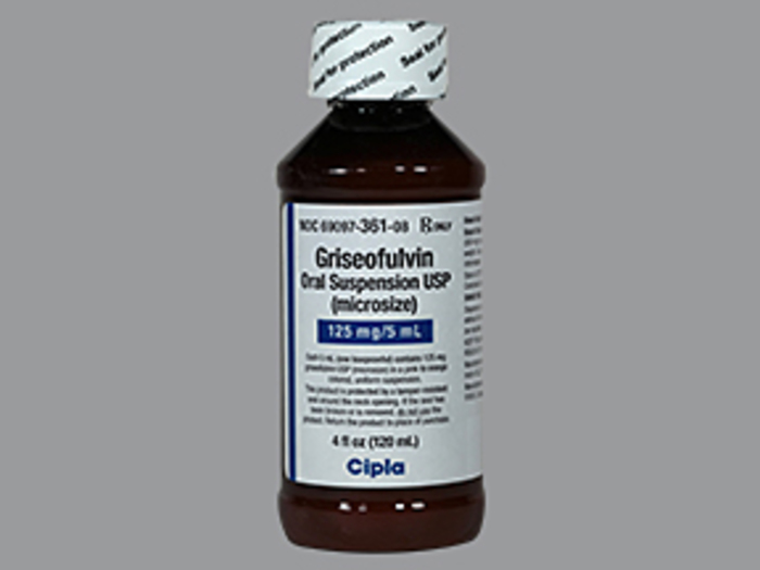 Rx Item-Griseofulvin 125Mg/5Ml Suspension 120Ml By Cipla Pharma Gen Grifulvin