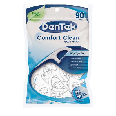 Dentek Comfort Clean Floss Picks Fresh Mint - 75 Count