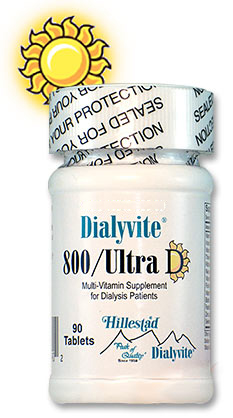 Case of 12-Dialyvite 800 Ultra D 90 Tablets Hillestad Pharma