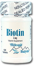 Biotin 120 Tablets By Hillestad Pharma