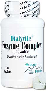 Dialyvite Enzyme Complex Chewable 90 Tablets By Hillestad Pharma