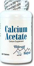 Case of 12-Dialyvite Calcium Acetate 200 Tablet By Hillestad Pharm