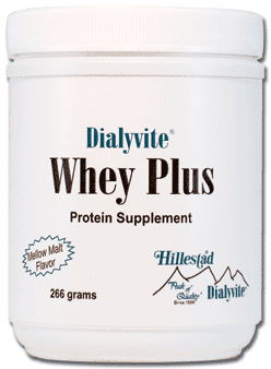 Case of 12-Dialyvite Whey Plus Protein 266-Gram Cannister By Hille