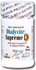Rx Item-Dialyvite Supreme D Rx Multi-Vitam Tab 100 By Hillestad Pharmactcls USA