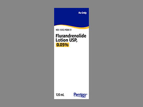 Rx Item-Flurandrenolide 0.05% Lotion 120 Ml By Perrigo Pharma Gen Cordran