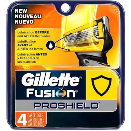 Gillette Fusion Proshield Men's Razor Blade Refills 1 Pack Of 4 Blades