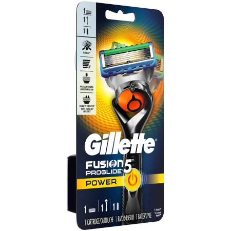 Gillette Fusion5 Proglide Power Razor 3 Pc Carded Pack
