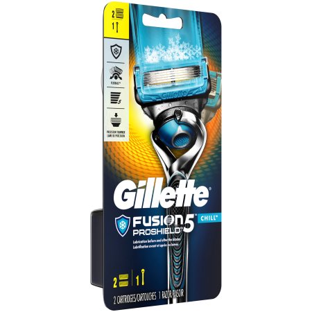 Gillette Fusion5 Proshield Chill Razor Cartridges 1 Carded Pack