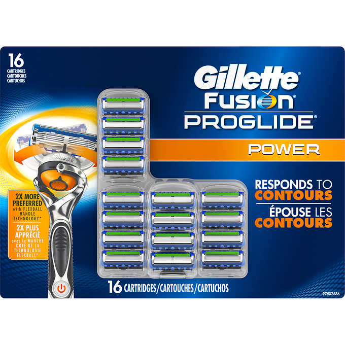 Gillette Fusion Proglide Power Cartridges 16-Count