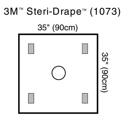 3M Steri-Drape Wound Edge Protector Case 1073 By 3M Health Care