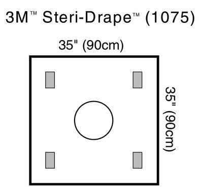 3M Steri-Drape Wound Edge Protector Case 1075 By 3M Health Care