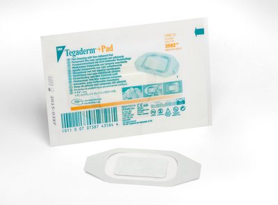3M Tegaderm + Pad Film Dressing With Non-Adherent Pad Case 3582 By