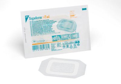3M Tegaderm + Pad Film Dressing With Non-Adherent Pad Case 3586 By