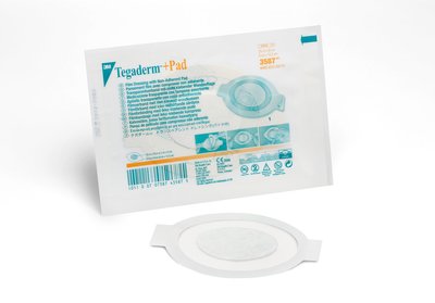 3M Tegaderm + Pad Film Dressing With Non-Adherent Pad Case 3587 By