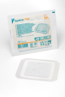 3M Tegaderm + Pad Film Dressing With Non-Adherent Pad Case 3588 By