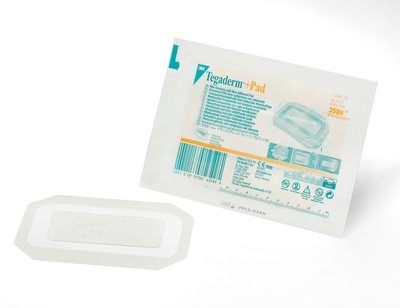 3M Tegaderm + Pad Film Dressing With Non-Adherent Pad Case 3589 By