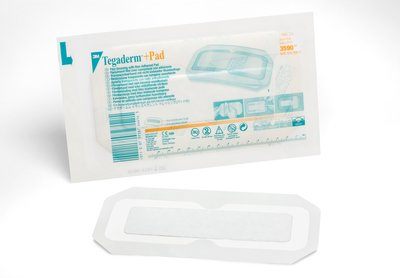 3M Tegaderm + Pad Film Dressing With Non-Adherent Pad Case 3590 By