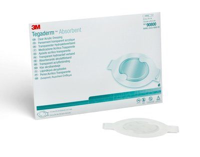 3M Tegaderm Absorbent Clear Acrylic Dressings Case 90800 By 3M Hea
