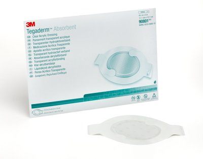 3M Tegaderm Absorbent Clear Acrylic Dressings Case 90801 By 3M Hea