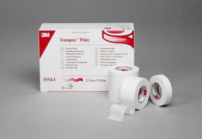 3M Transpore White Dressing Tape Case 1534-0 By 3M Health Care