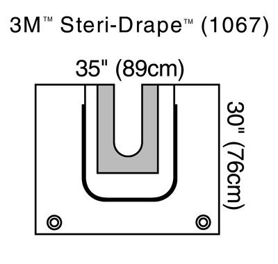 3M Steri-Drape U-Drapes Case 1067 By 3M Health Care