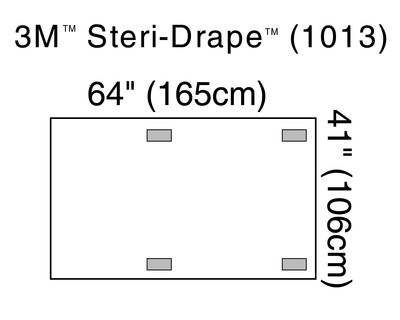 3M Steri-Drape C-Arm Drapes/Fluroscope Drape Case 1013 By 3M Healt