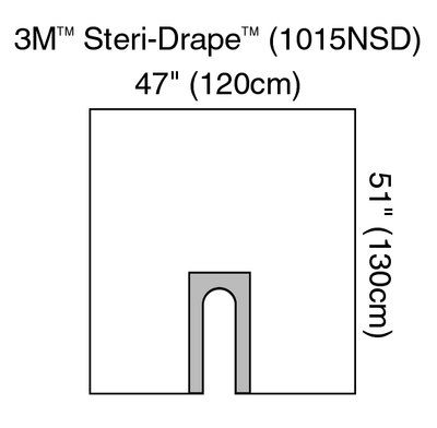 3M Steri-Drape U-Drapes Case 1015Nsd By 3M Health Care