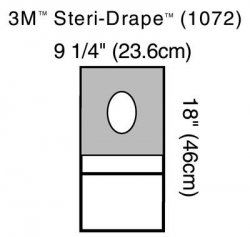 3M Steri-Drape Minor Procedure Drape Case 1072 By 3M Health Care