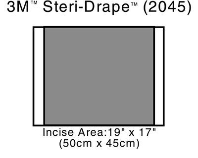 3M Steri-Drape 2 ise Drapes Case 2045 By 3M Health Care