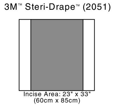 3M Steri-Drape 2 ise Drapes Case 2051 By 3M Health Care