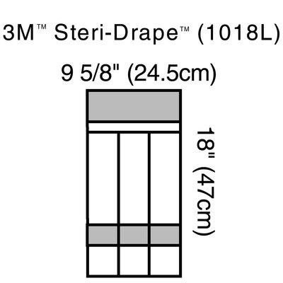 3M Steri-Drape Instrument Pouch Case 1018L By 3M Health Care