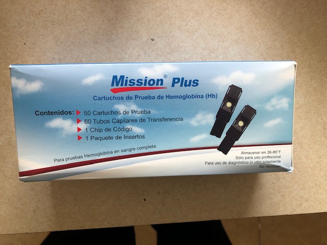 Acon Mission� Plus Hemoglobin Test Cartridges Each C132-3041 By Ac