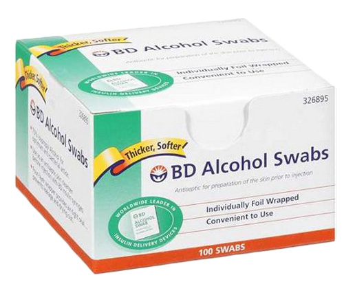 bd alcohol pads